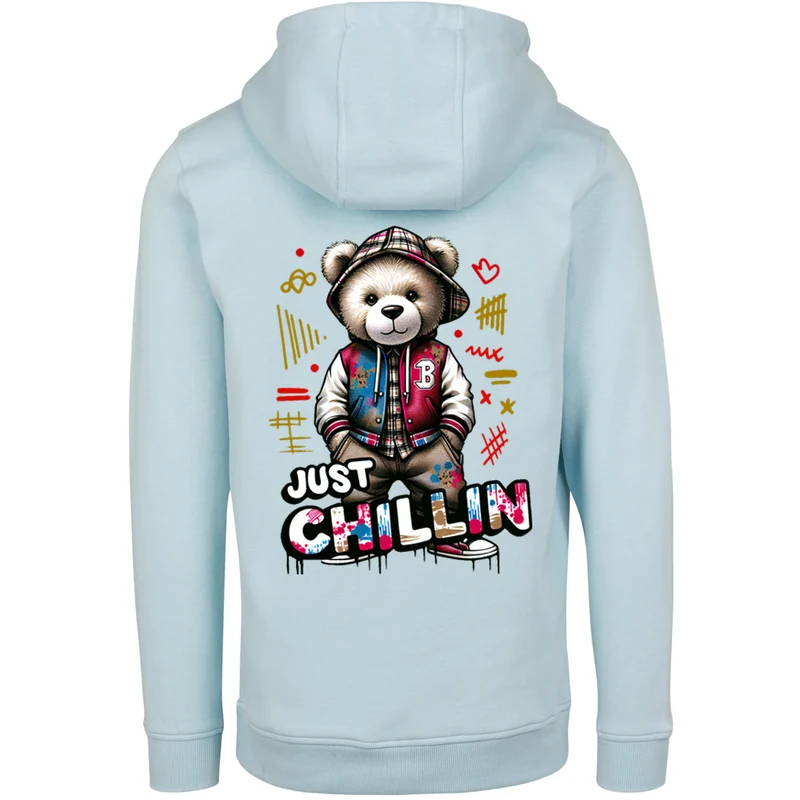 Hoodie - Bear Just Chillin