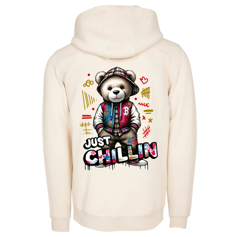 Hoodie - Bear Just Chillin