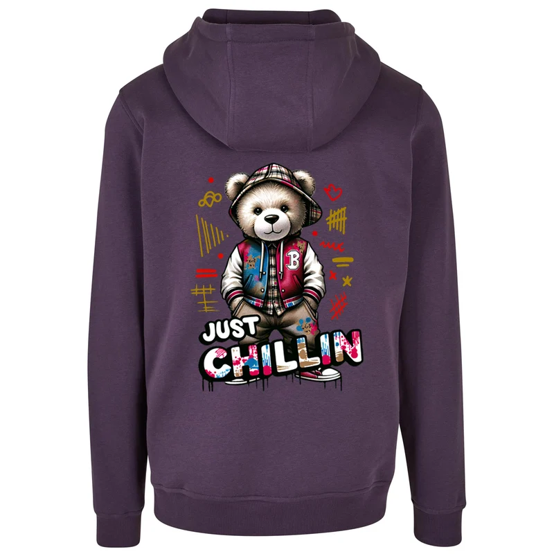 Hoodie - Bear Just Chillin