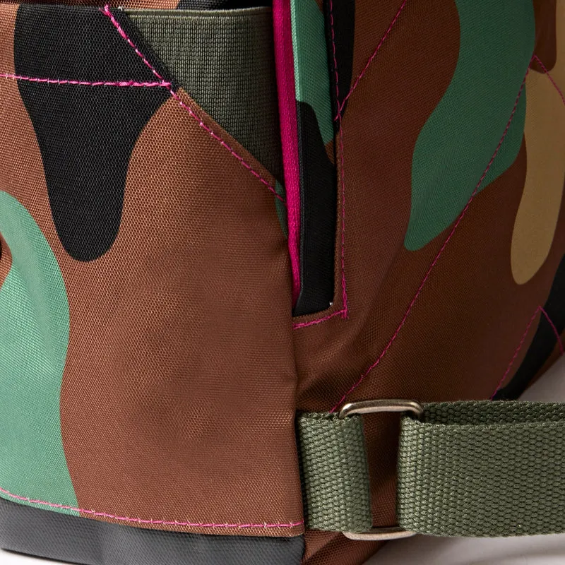 ROKA Camden J Vintage Camo Medium Rucksack aus recyceltem Nylon