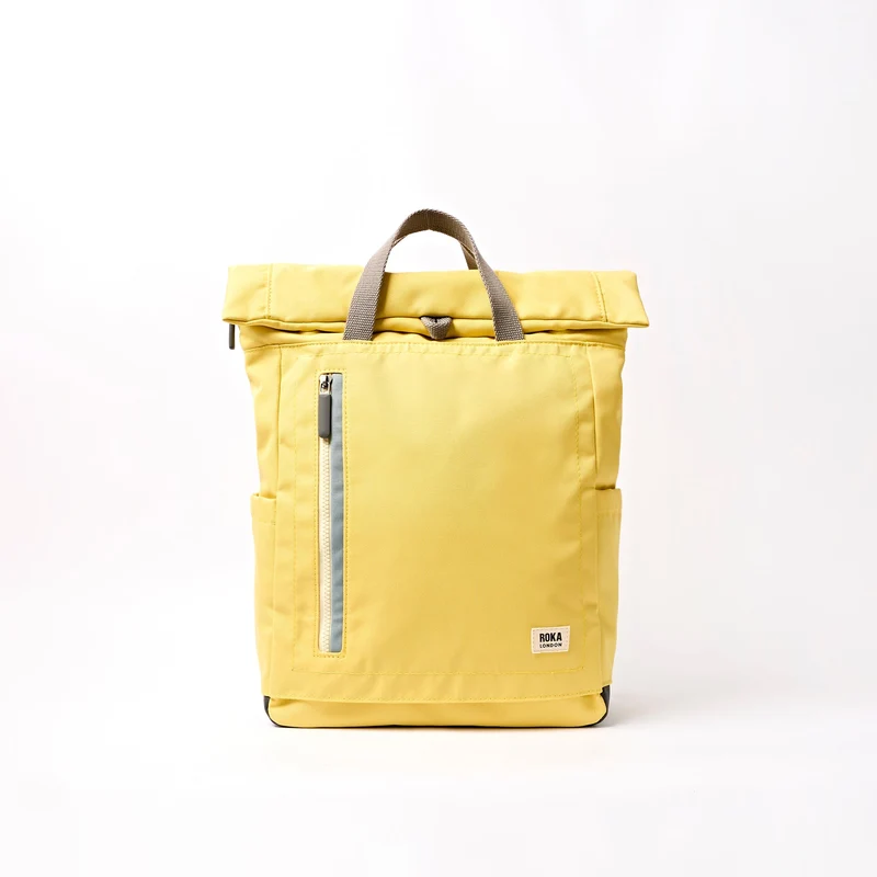 ROKA Camden J Lemonade Stripe Medium Rucksack aus recyceltem Nylon
