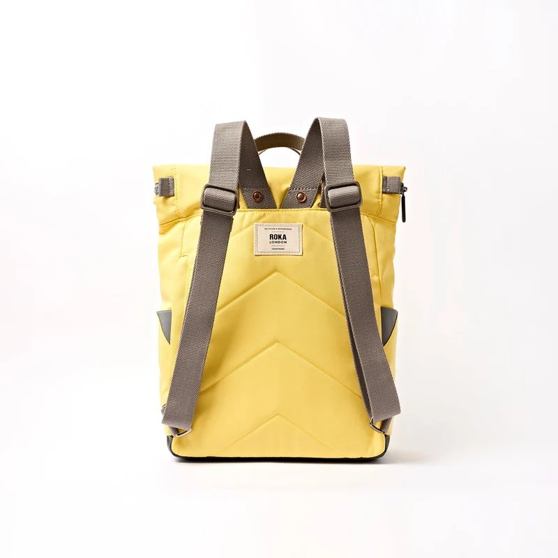 ROKA Camden J Lemonade Stripe Medium Rucksack aus recyceltem Nylon