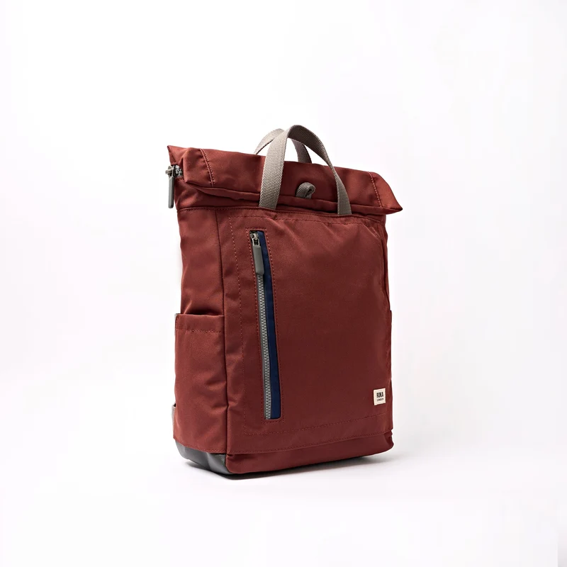 ROKA Camden J Henna Stripe Medium Rucksack aus recyceltem Nylon