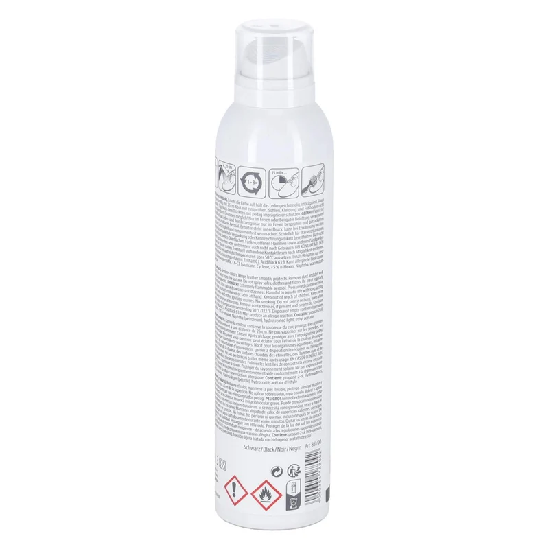 Rauleder Spray Schwarz
