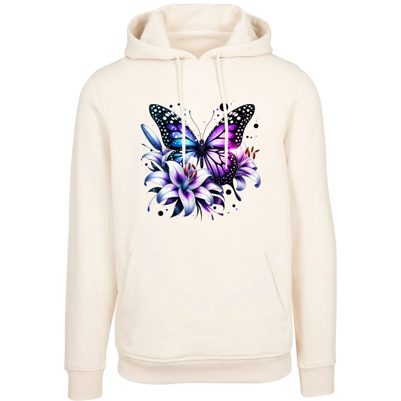 Hoodie - Purple Butterfly