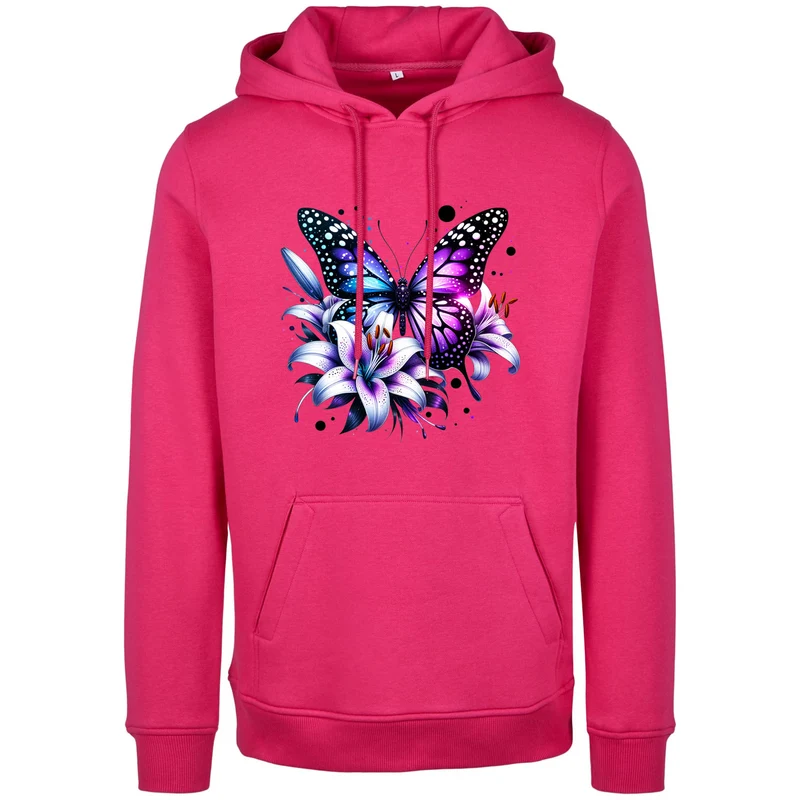 Hoodie - Purple Butterfly