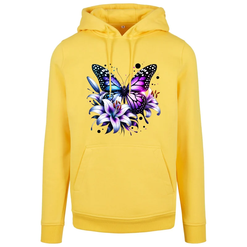 Hoodie - Purple Butterfly