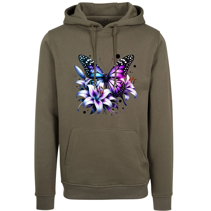 Hoodie - Purple Butterfly