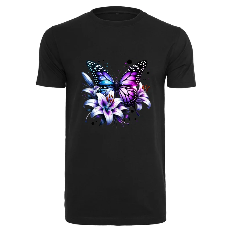 T-Shirt Shirt - Purple Butterfly