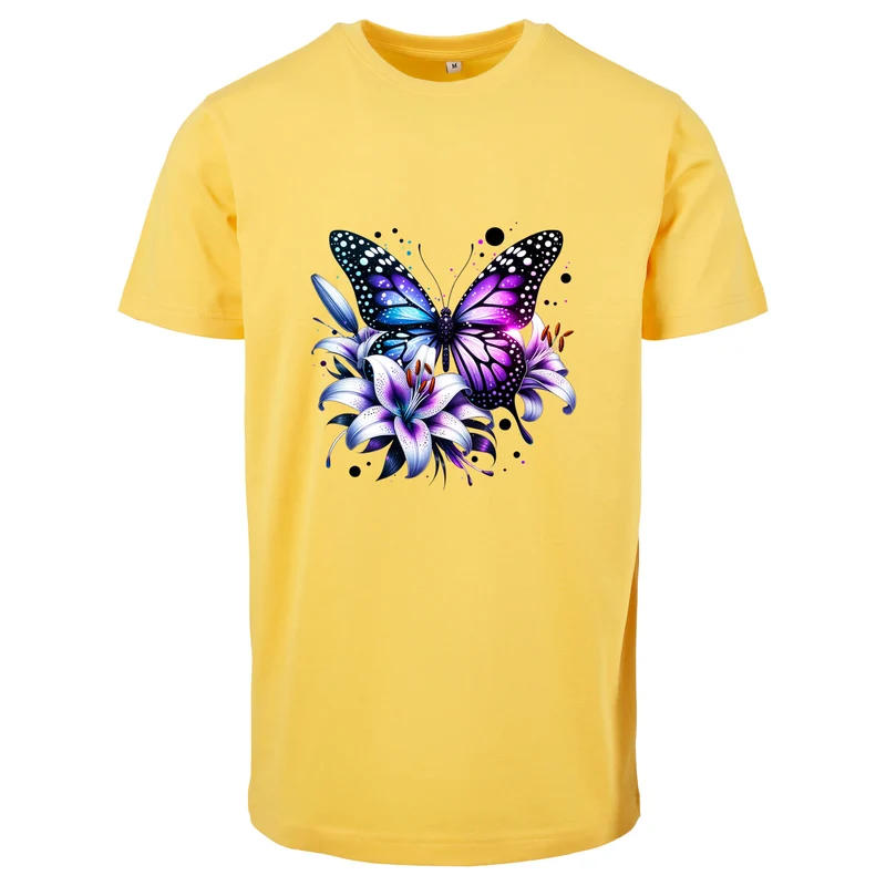 T-Shirt Shirt - Purple Butterfly