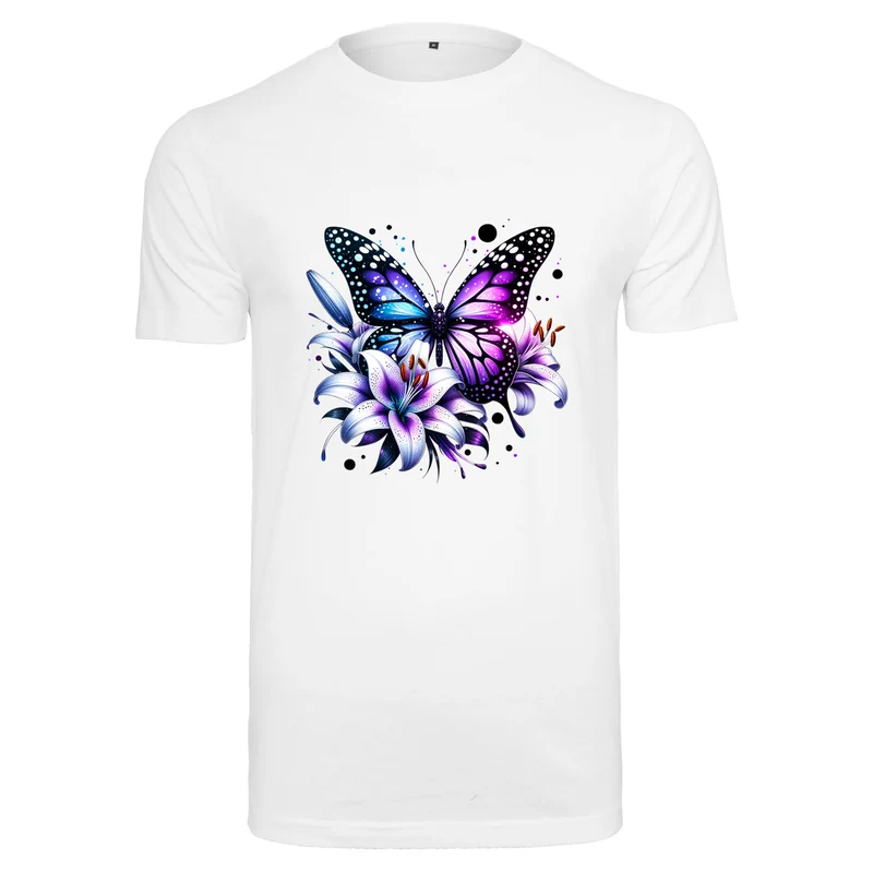 T-Shirt Shirt - Purple Butterfly