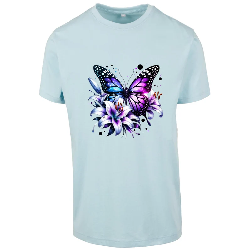 T-Shirt Shirt - Purple Butterfly