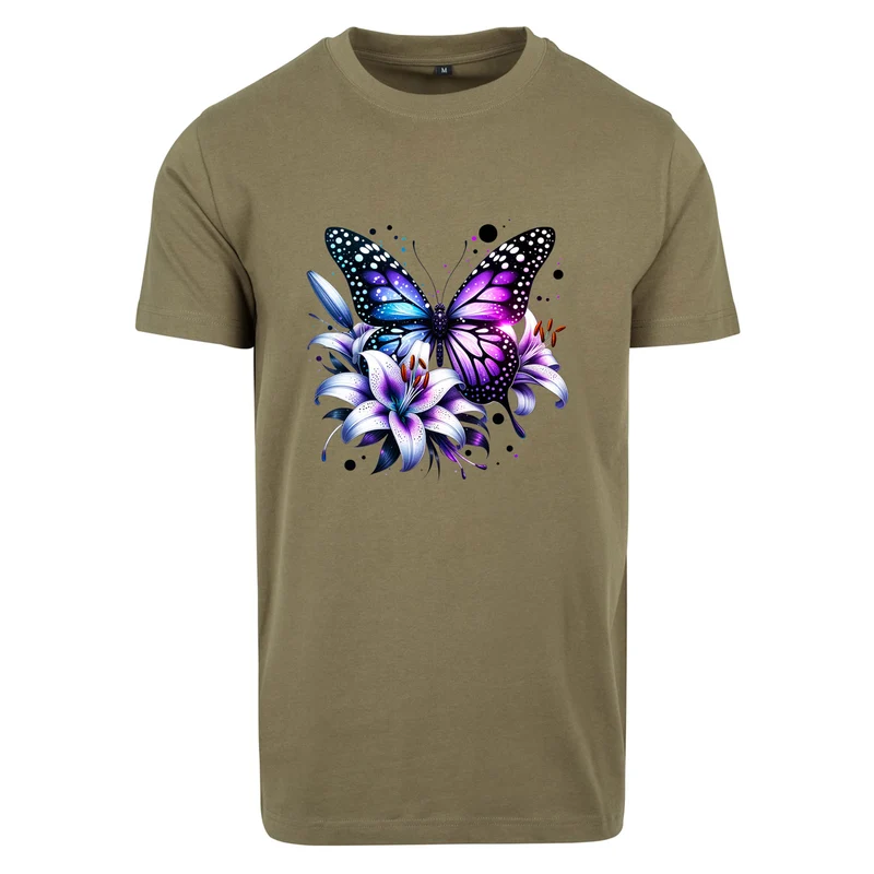 T-Shirt Shirt - Purple Butterfly