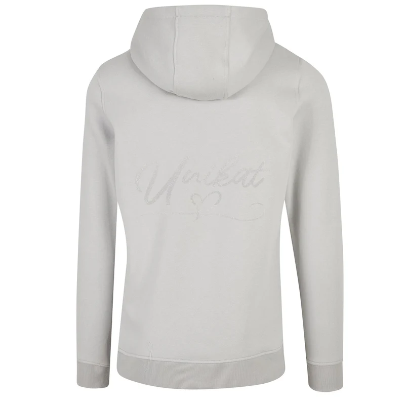 ZIP Hoodie - Unikat Druck Weiss Glitter - verschiedene Farben zur Auswahl