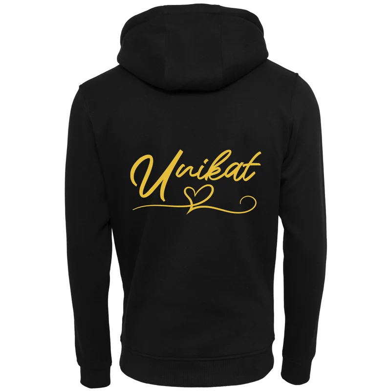 ZIP Hoodie - Unikat Druck Gold - verschiedene Farben zur Auswahl