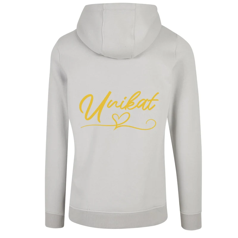 ZIP Hoodie - Unikat Druck Gold - verschiedene Farben zur Auswahl