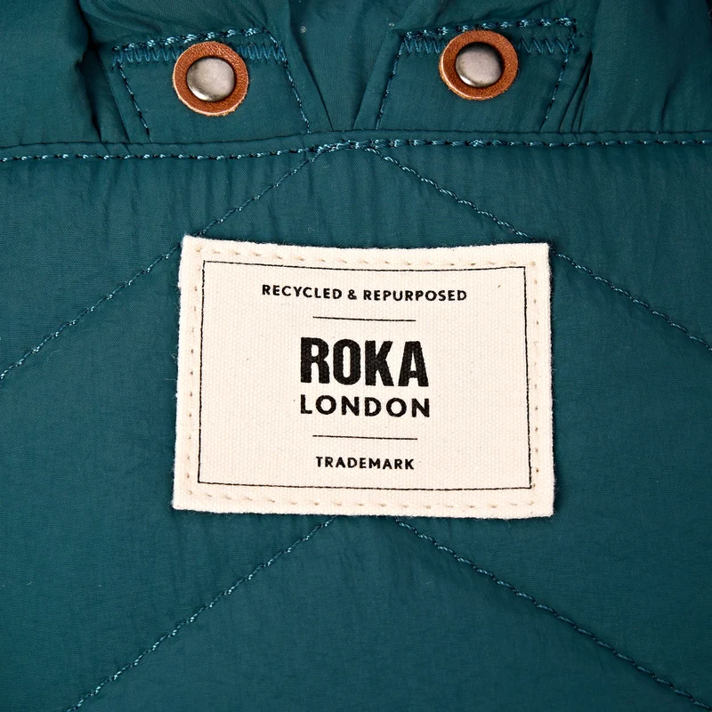 ROKA Bantry XS Tasche aus recyceltem Nylon in Türkis