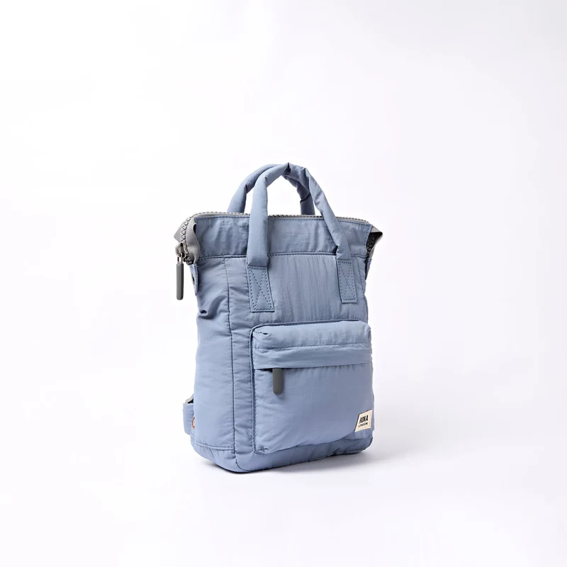 ROKA Bantry XS Retro Tasche aus recyceltem Nylon, blau