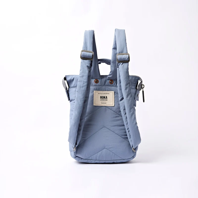 ROKA Bantry XS Retro Tasche aus recyceltem Nylon, blau