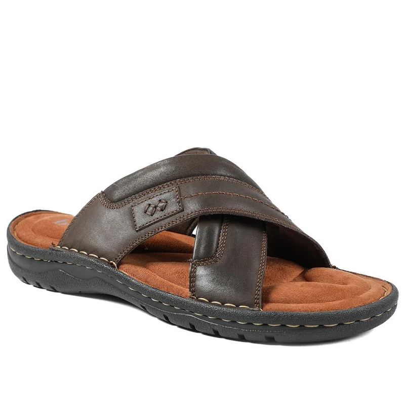 Leather Mule Sandals - AATRA43003 / 328 936