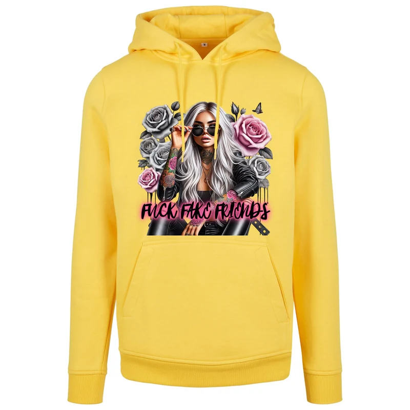 Hoodie - Woman Fuck Fake Friends