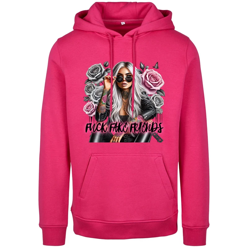 Hoodie - Woman Fuck Fake Friends
