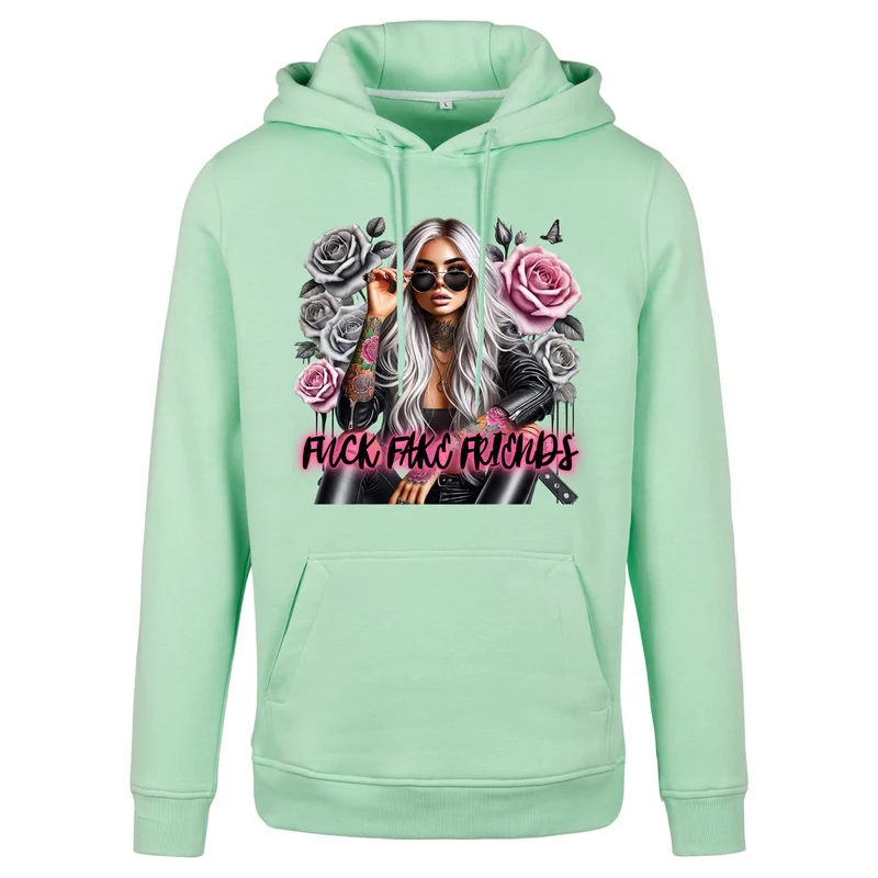 Hoodie - Woman Fuck Fake Friends