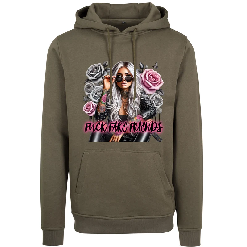 Hoodie - Woman Fuck Fake Friends