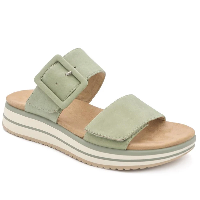 Dual Adjustable Comfort Wedge Sandals - GANG43000 / 329 040