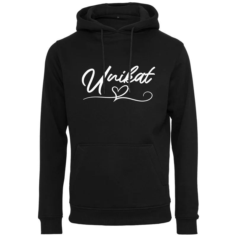 Hoodie - Unikat Druck Weiß Matt - verschiedene Farben zur Auswahl