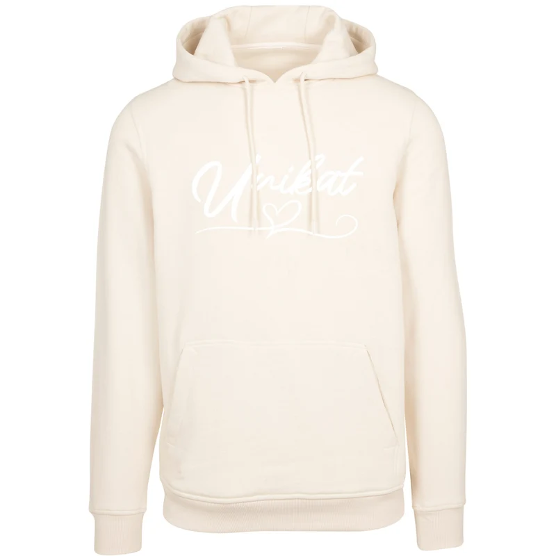 Hoodie - Unikat Druck Weiß Matt - verschiedene Farben zur Auswahl