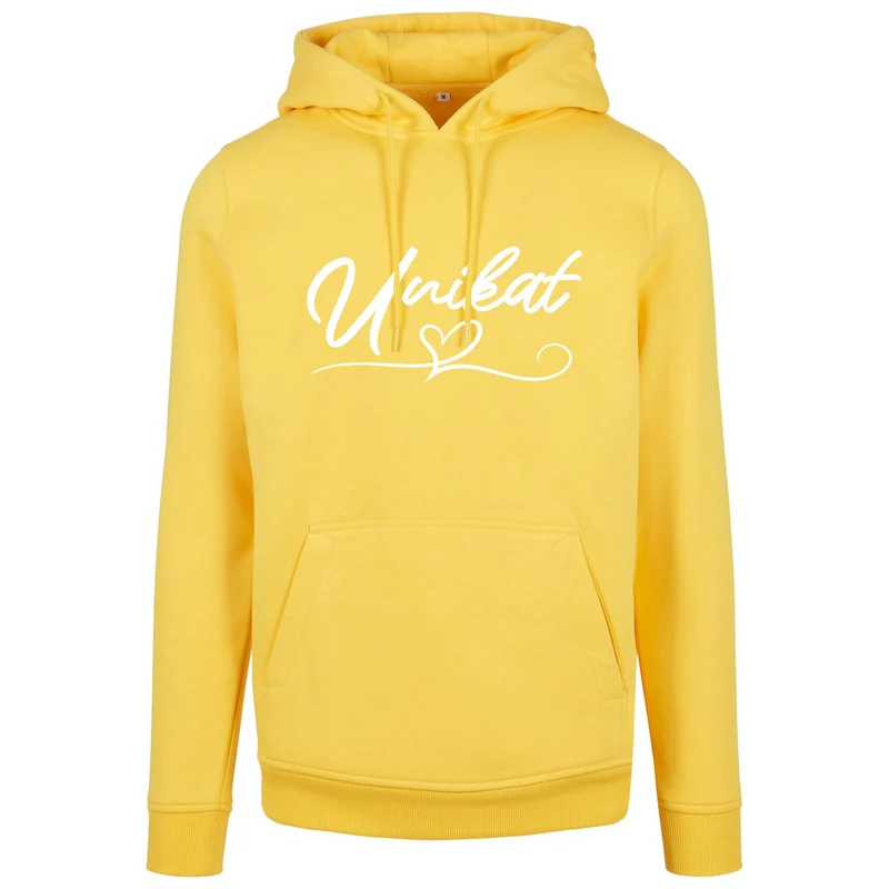 Hoodie - Unikat Druck Weiß Matt - verschiedene Farben zur Auswahl