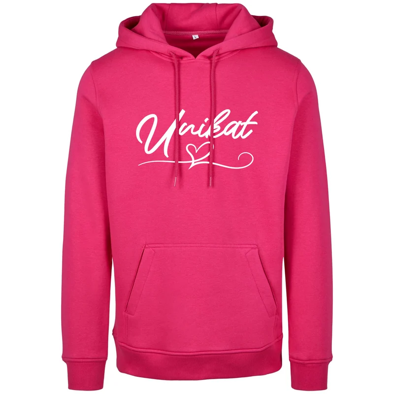 Hoodie - Unikat Druck Weiß Matt - verschiedene Farben zur Auswahl