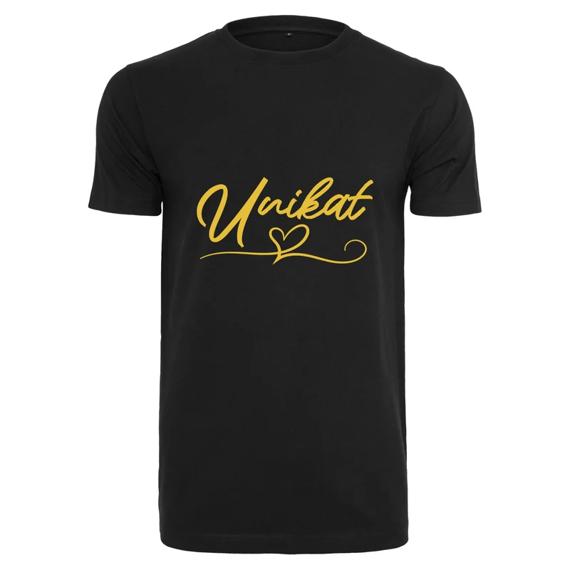 T-Shirt - Unikat - Druck Gold metallic