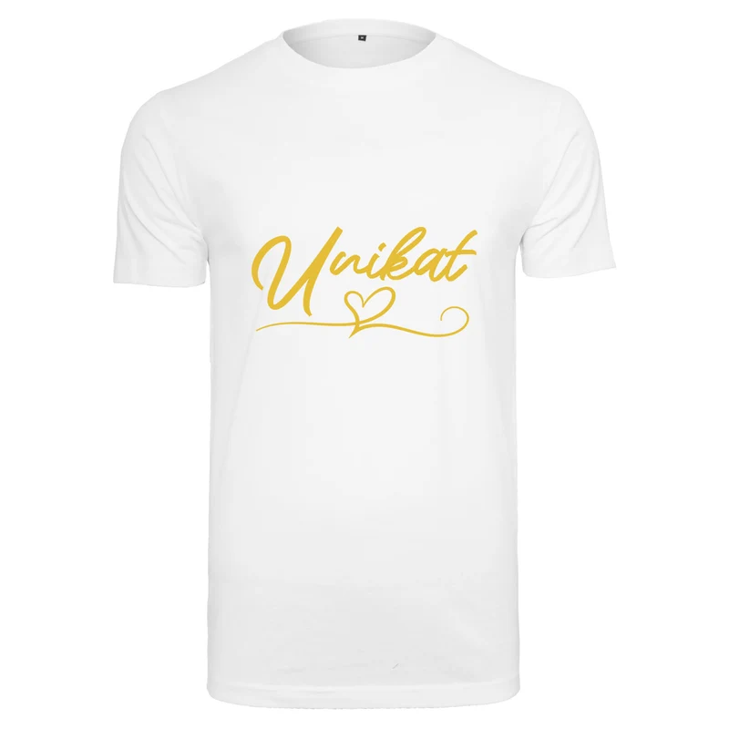 T-Shirt - Unikat - Druck Gold metallic