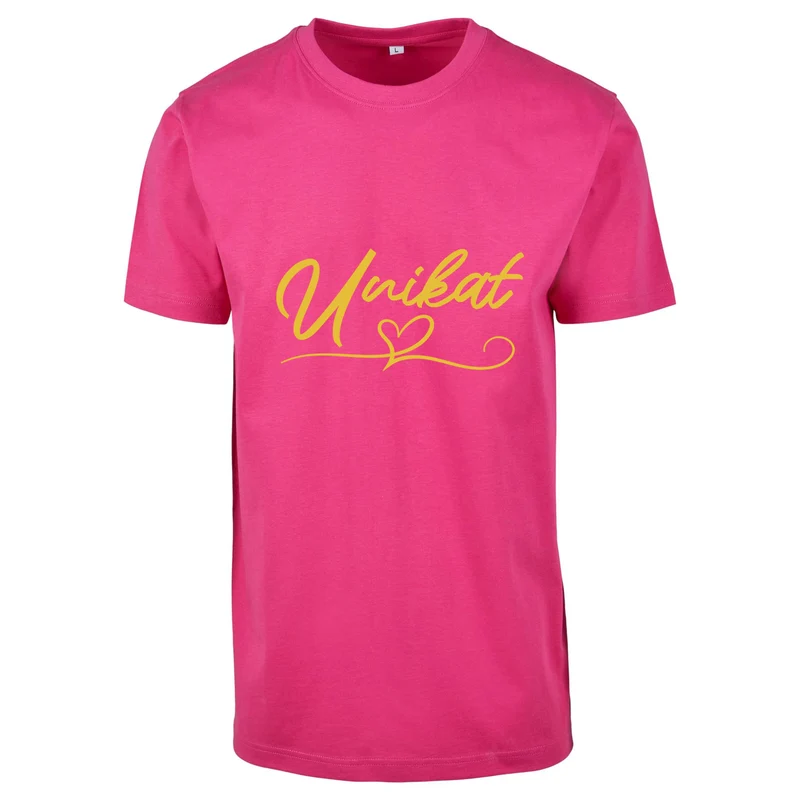 T-Shirt - Unikat - Druck Gold metallic