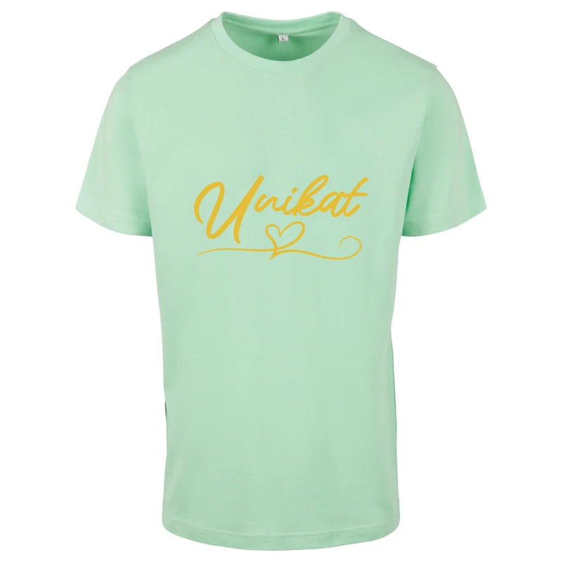 T-Shirt - Unikat - Druck Gold metallic