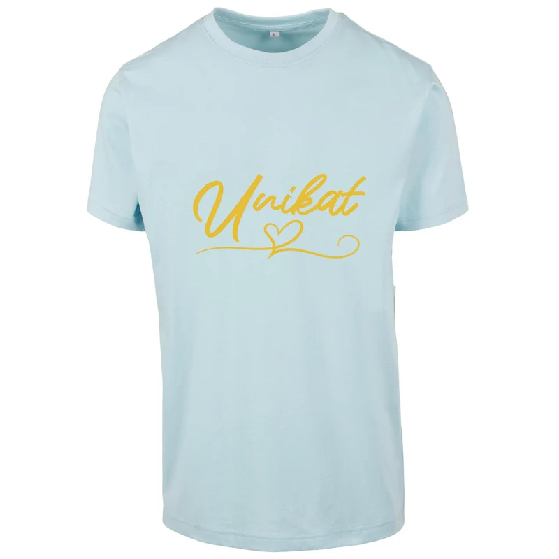T-Shirt - Unikat - Druck Gold metallic