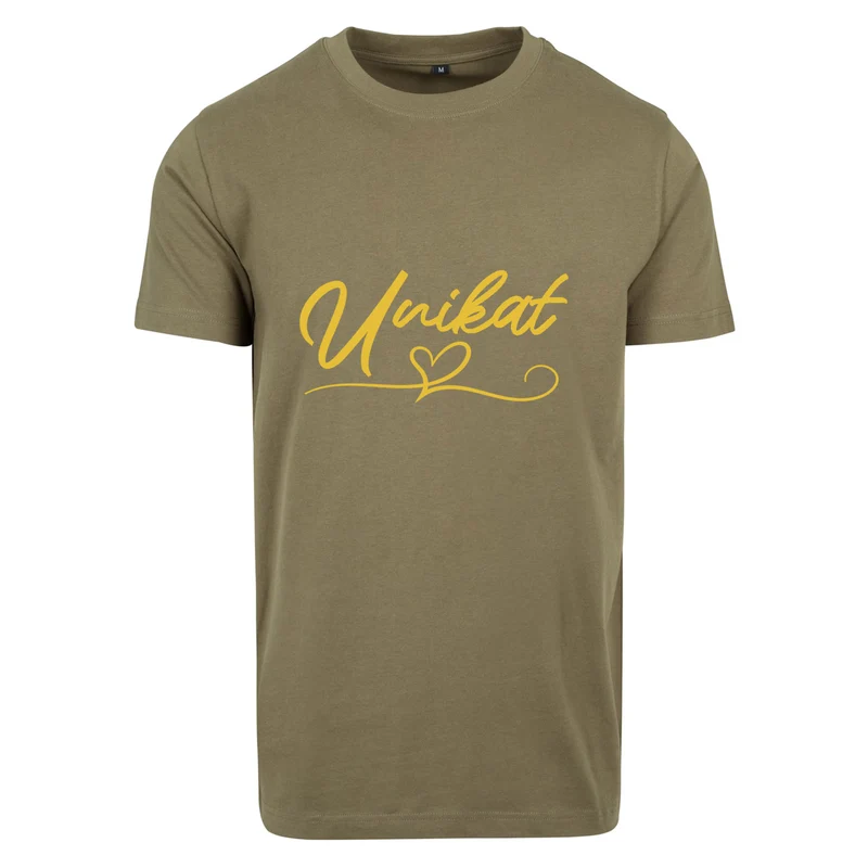 T-Shirt - Unikat - Druck Gold metallic
