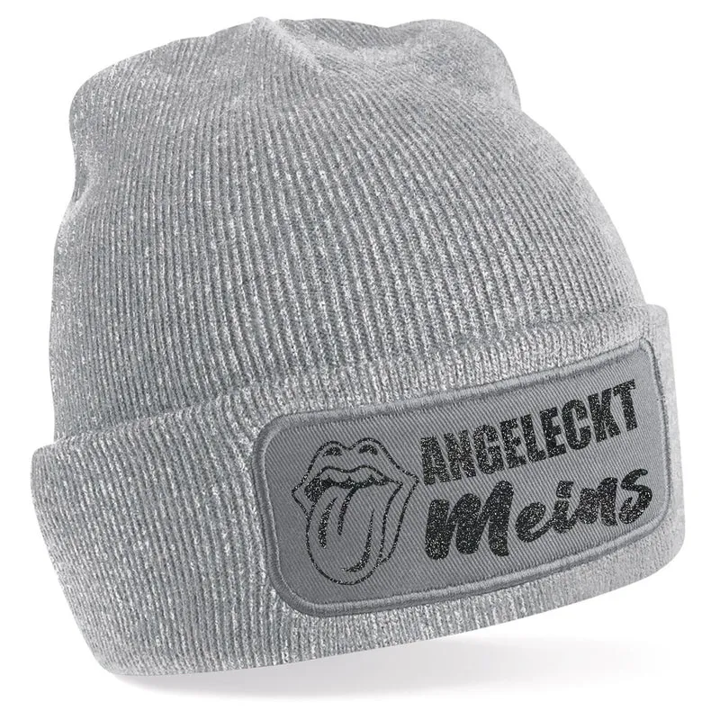 Beanie Mütze - Angeleckt Meins