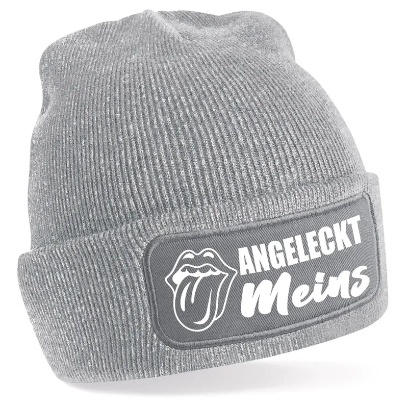 Beanie Mütze - Angeleckt Meins