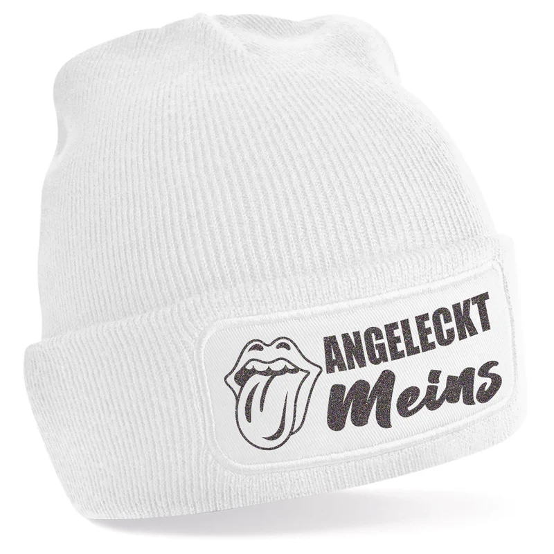Beanie Mütze - Angeleckt Meins