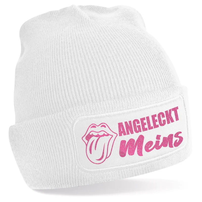 Beanie Mütze - Angeleckt Meins