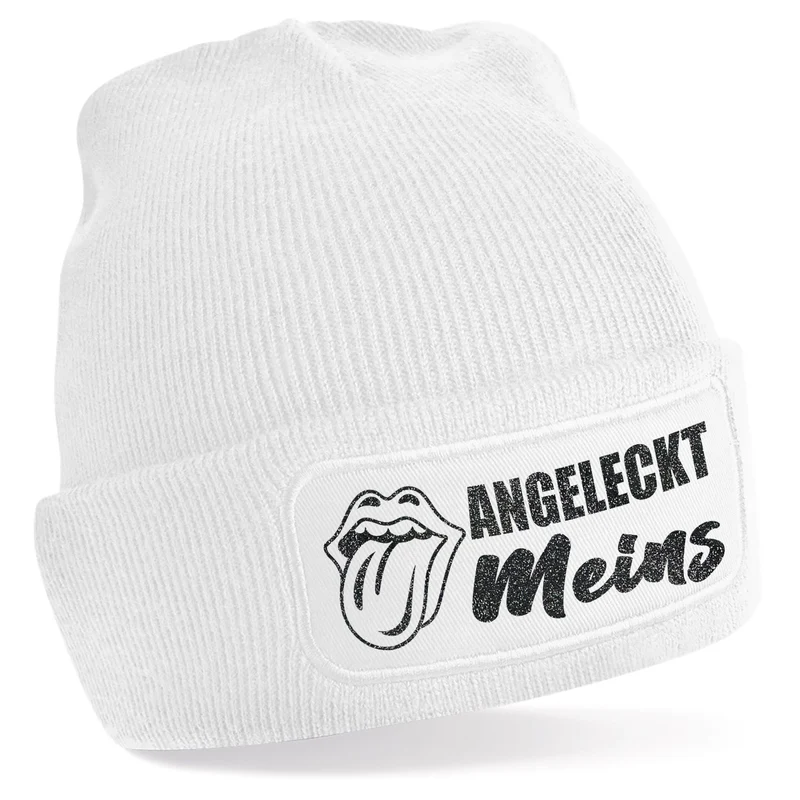 Beanie Mütze - Angeleckt Meins