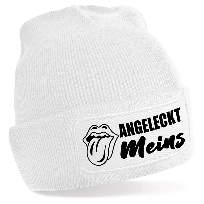 Beanie Mütze - Angeleckt Meins