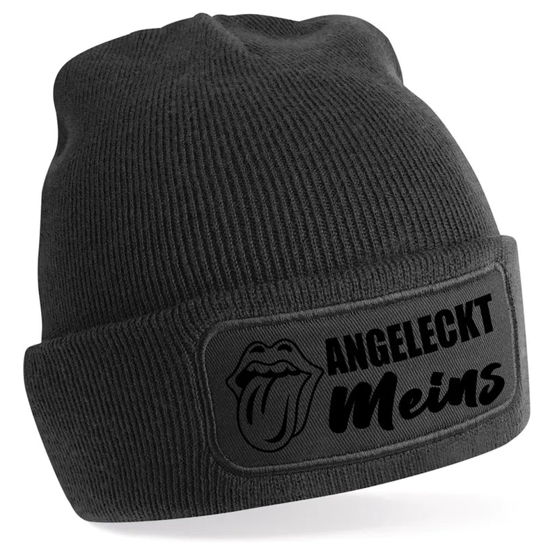 Beanie Mütze - Angeleckt Meins
