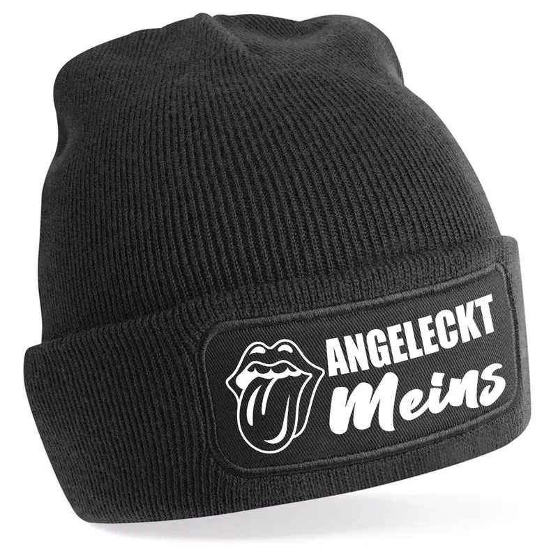 Beanie Mütze - Angeleckt Meins