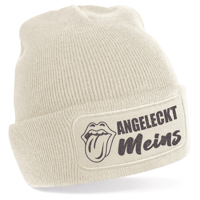 Beanie Mütze - Angeleckt Meins