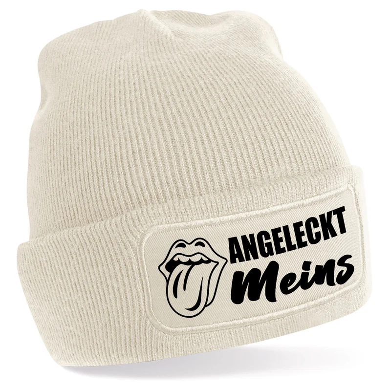 Beanie Mütze - Angeleckt Meins