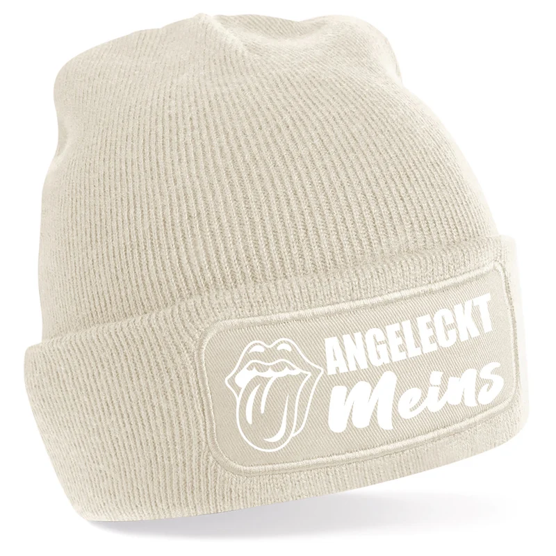 Beanie Mütze - Angeleckt Meins